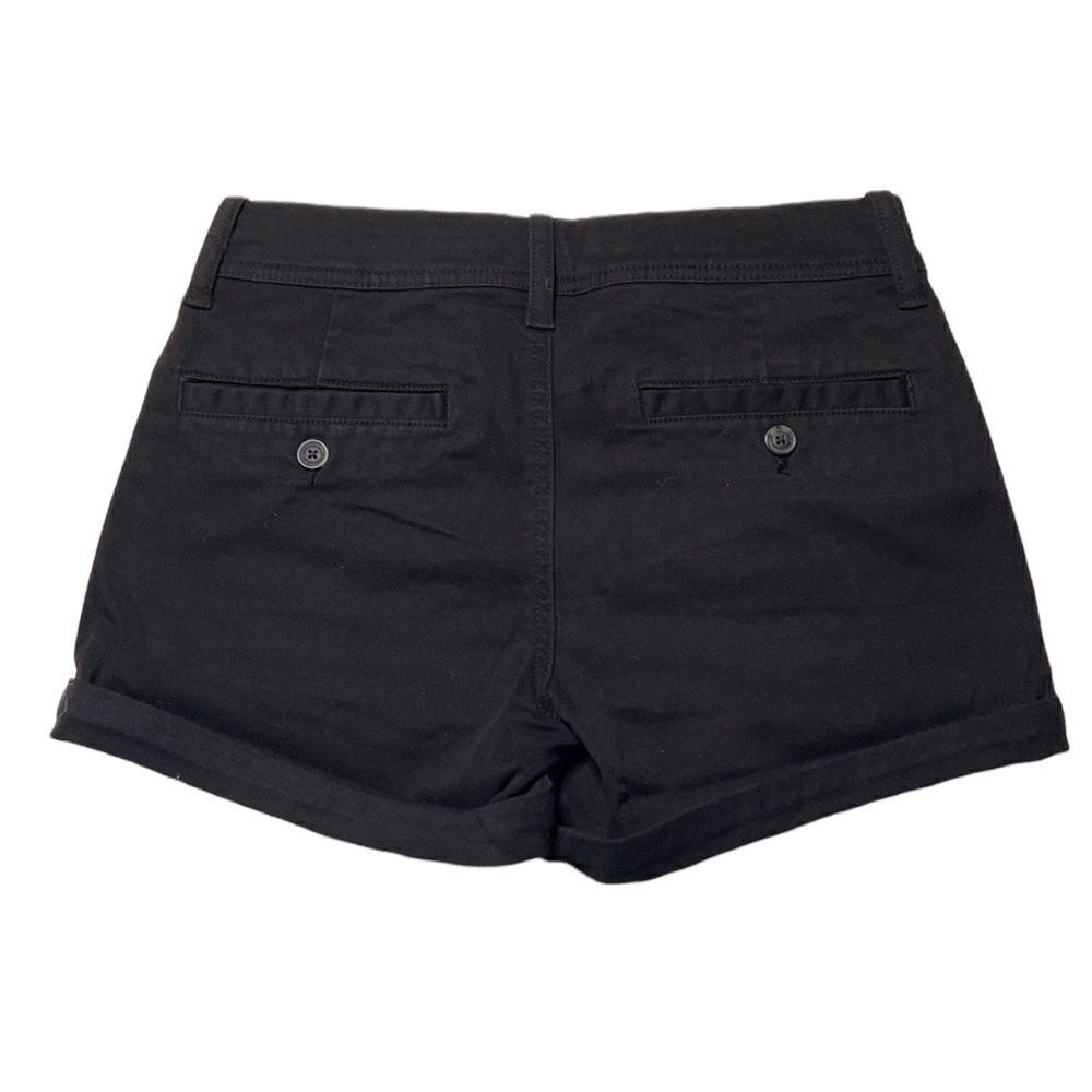 AMERICAN EAGLE Black MIDI Shorts - Picture 4 of 5